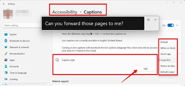 Customize text and background colors