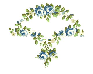 free blue rose clipart floral art crafting supplies