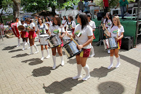 Apresentação da Banda Dançante do CEDAL, no evento em comemoração ao Dia da Mulher