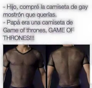 meme de humor game of thrones - gay mostrons
