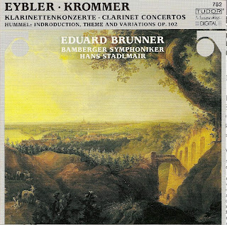 Hummel, J.N.: Variations in F Major, Op. 102 / Krommer, F.: Clarinet Concerto, Op. 36 / Eybler, J.: Clarinet Concerto in B-Flat Major