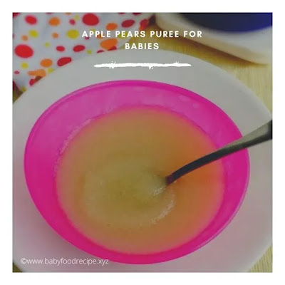 apple and pear soup,apple and pear baby puree recipe,apple pear puree for baby,how to make apple and pear puree for baby,what is an apple pear