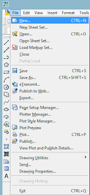 Cara Membuat File Baru di AutoCAD