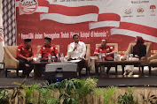 Gelar Kegiatan Simposium Hukum Nasional, Ketua LSM Lipan di Phinisi Ballroom Claro Makassar