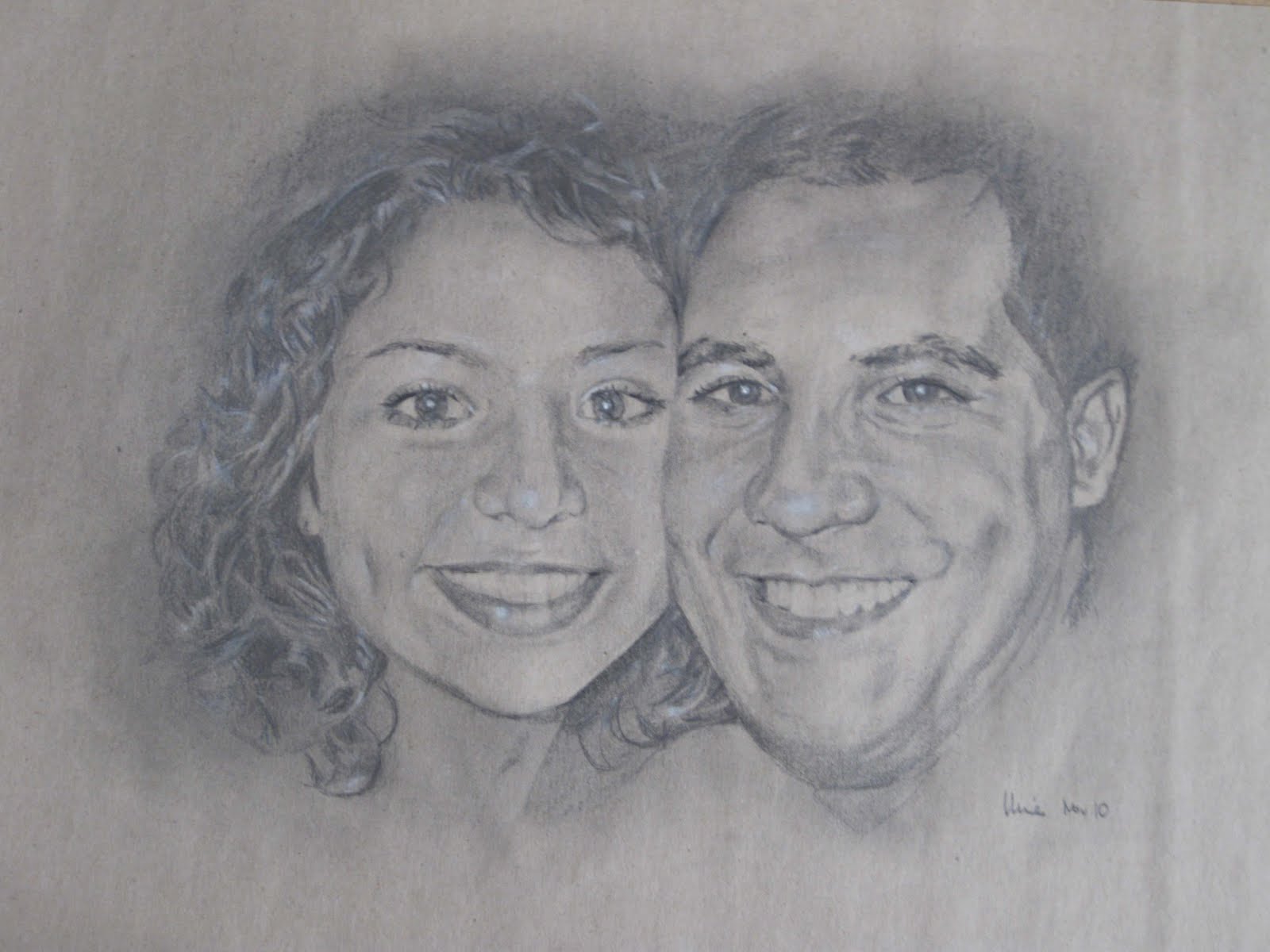 Commisioned portrait: Helena y Yago | Oots Otte