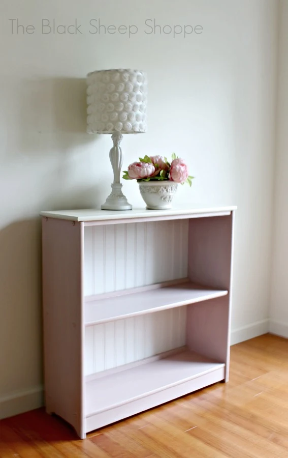Paint and a piece of wainscoting transformed this thrift store find.