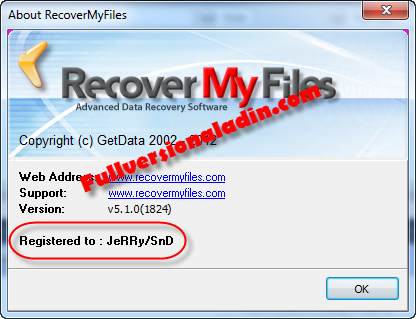 Recover my files