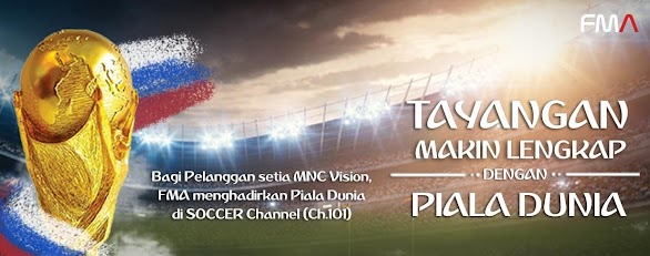 Soccer Channel Menayangkan Piala Dunia 2018