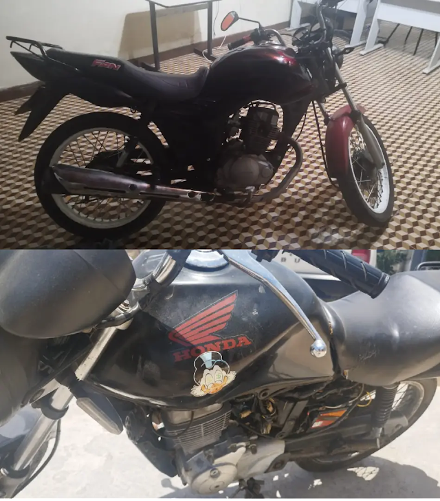 Polícia retira de circulação motocicletas com registro de furto e roubo em Macajuba