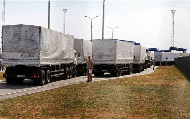 Νέο ρωσικό κομβόι φορτηγών μπήκε στην Ουκρανία