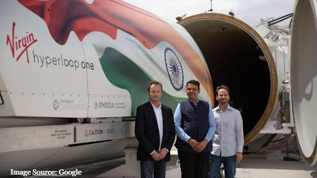 CM Devendra Fadnavis visiting Hyperloop one trial site - digitalquora.blogspot.com