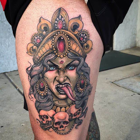 Fierce Kali Tattoos by Justin Harris