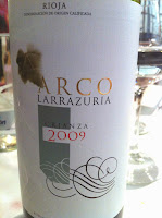 Restaurante-Epaia-Hotel-Abando-Bilbao-Vino-Rioja-Crianza-2009-Arco-Larrazuria