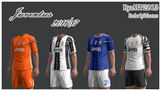 PES 2013 Kits Juventus 2016-17 by APP2013