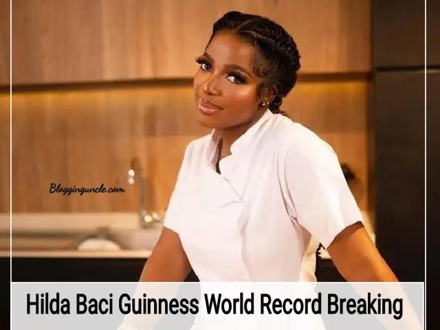 Hilda Baci, a talented Nigerian chef, is on the verge of breaking the Guinness World Record for the longest cooking time by an individual.
