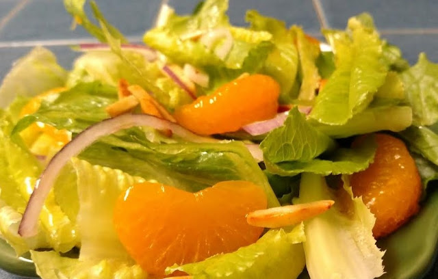 orange almond salad