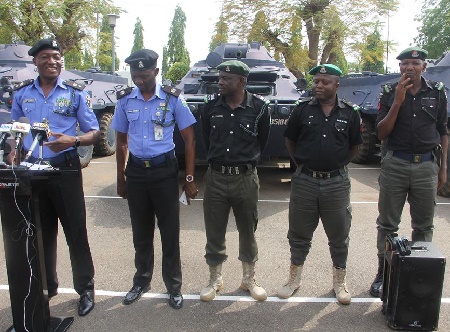   Police parades suspects in connection with attempted assassination of Dino Melaye