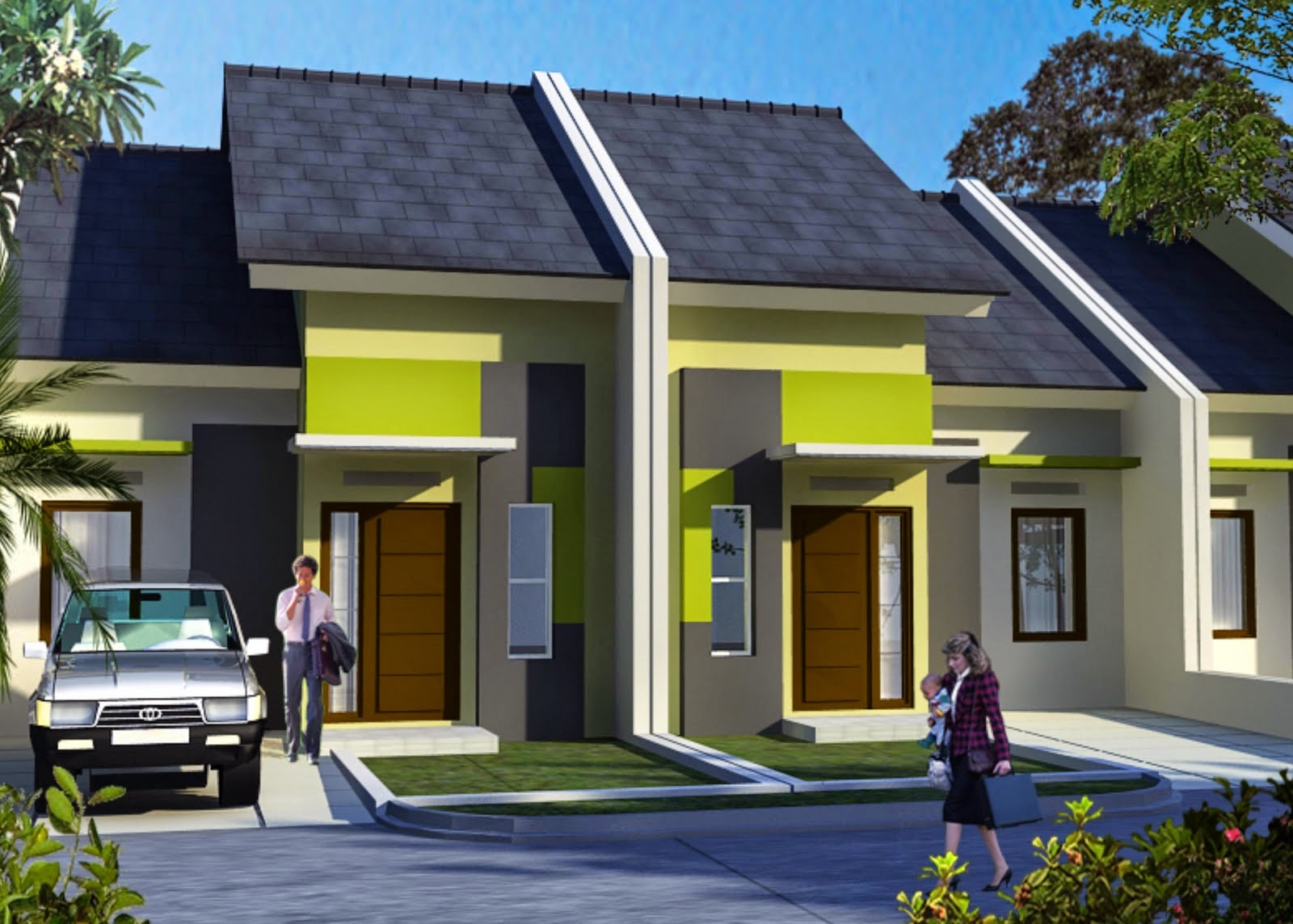  Model  Desain  Rumah  Minimalis  Modern Type  36  1 Lantai 