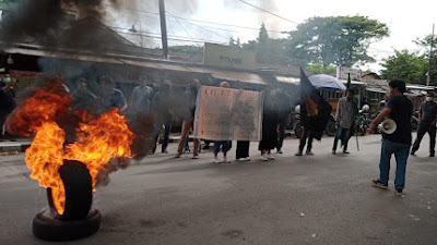 Aksi Jilid 3 Aliansi Mahasiswa dan Pemuda Sul-Sel : Copot Kapolda Sulsel