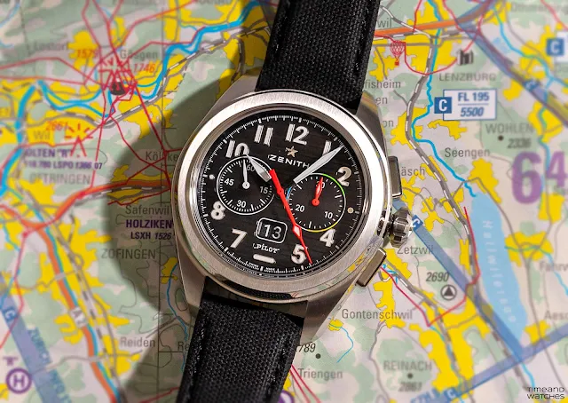 Zenith Pilot Big Date Flyback