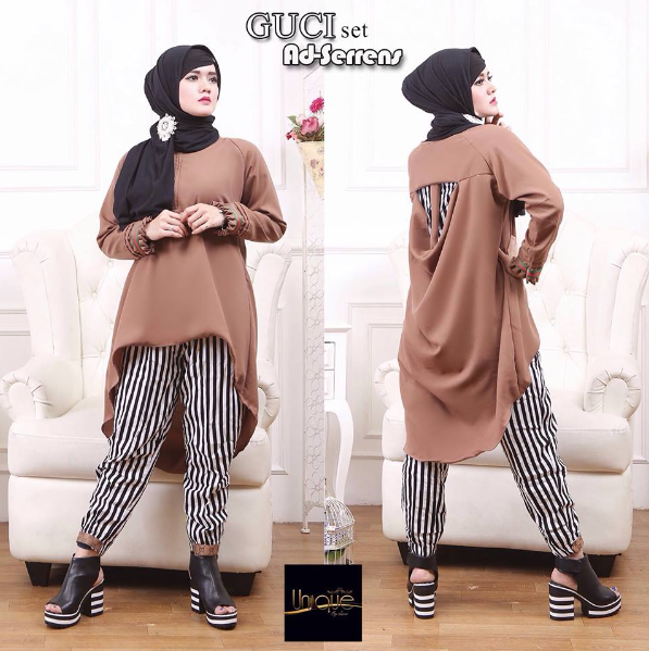 Trend Fashion  Baju Muslim Wanita  Simple  Casual Terbaru