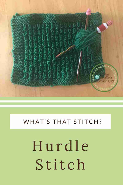 Picture of learn how to knit hurdle stitch