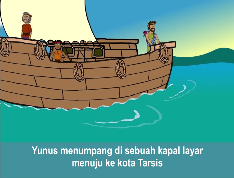 Komik Alkitab Anak Yunus di Perut Ikan