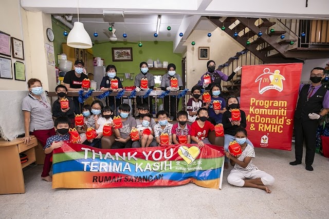 McDonald’s Malaysia dan pelanggan menyumbang 35,000 Happy Meal kepada kanak-kanak di rumah anak yatim di seluruh negara