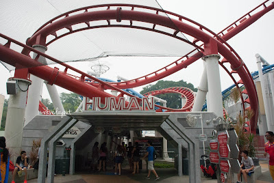 Adrenaline seekers at Battlestar Galactica Uuniversal Studio Singapore