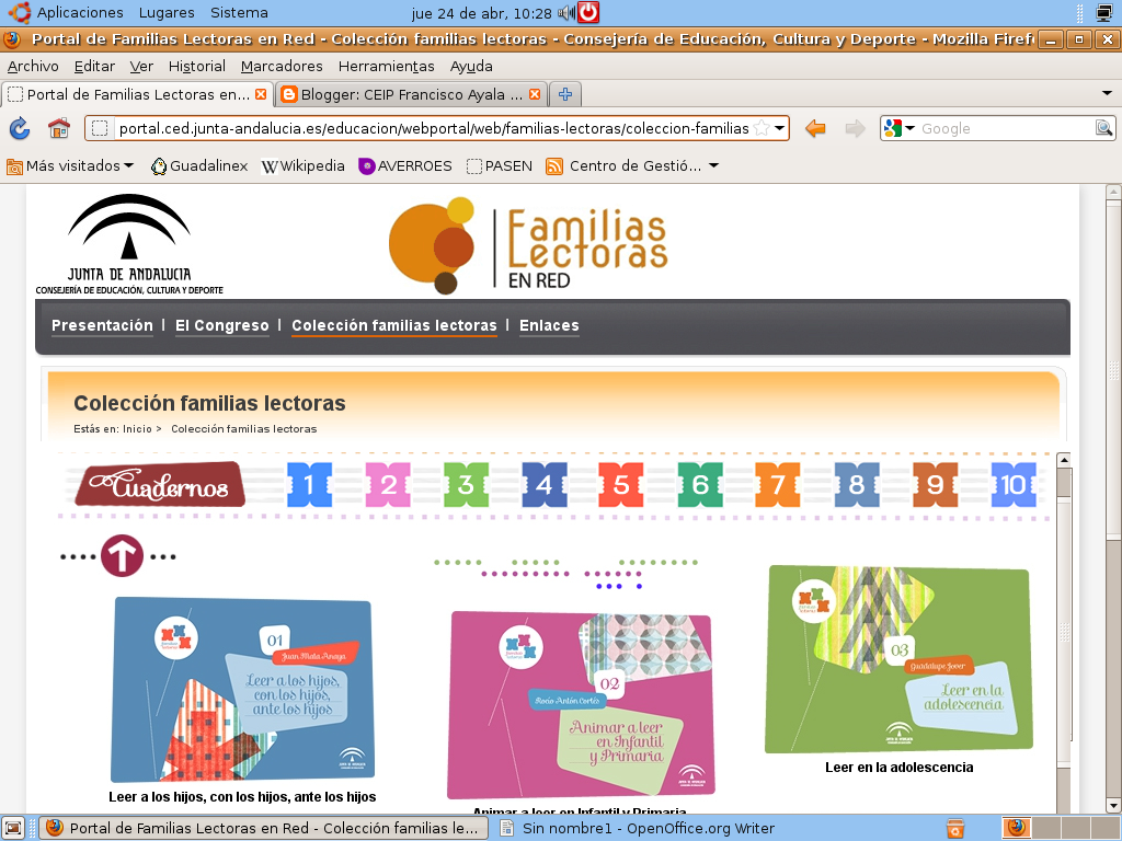 http://portal.ced.junta-andalucia.es/educacion/webportal/web/familias-lectoras/coleccion-familias-lectoras;jsessionid=9BD1DCD7AC8C2252A87DB5C65EB800A8.portalweb2#_48_INSTANCE_3Wjy_=http%3A%2F%2Fportal.ced.junta-andalucia.es%2Feducacion%2Fwebportal%2Fdescargas%2Ffamilias-lectoras%2Fflash%2Fcoleccion%2Fcfl%2Fcoleccion.html