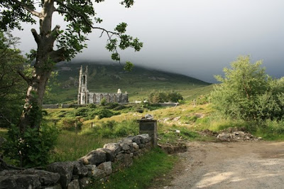 Dunlewey church ruins, county Donegal