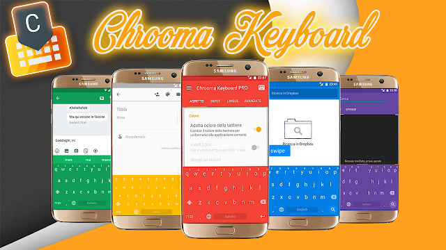 Download - Chrooma Keyboard  Emoji PRO v3.0 Release Build 122 Apk Full