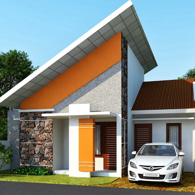 Contoh Desain model teras rumah sederhana Minimalis 