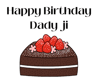 happy birthday daddy ji cake images for WhatsApp