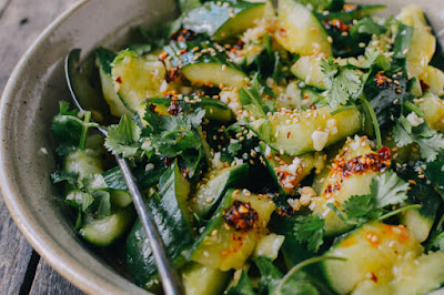 Smashed Asian Cucumber Salad