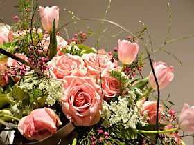 Milwaukee Art Museum Art in Bloom flower arrangement