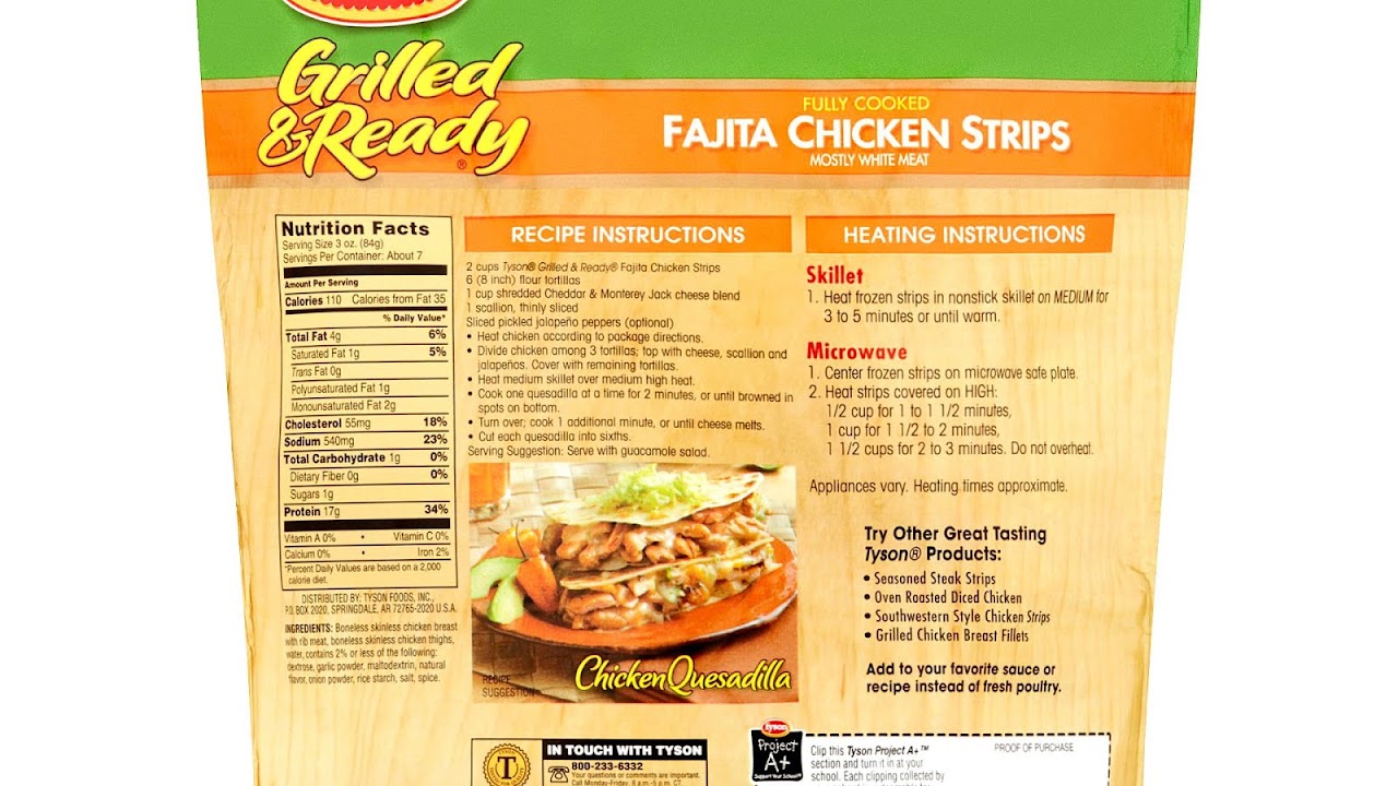 Fajita - Fajita Chicken Strips