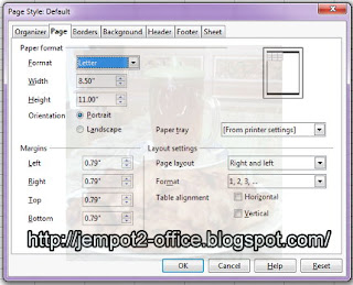 Format page di OpenOffice Calc - Multi Contents for all