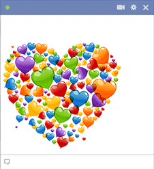 Colorful Heart Emoticon