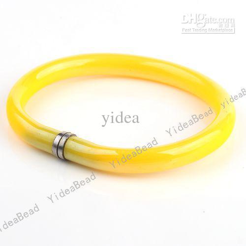 Bracelet Yellow Plastic2