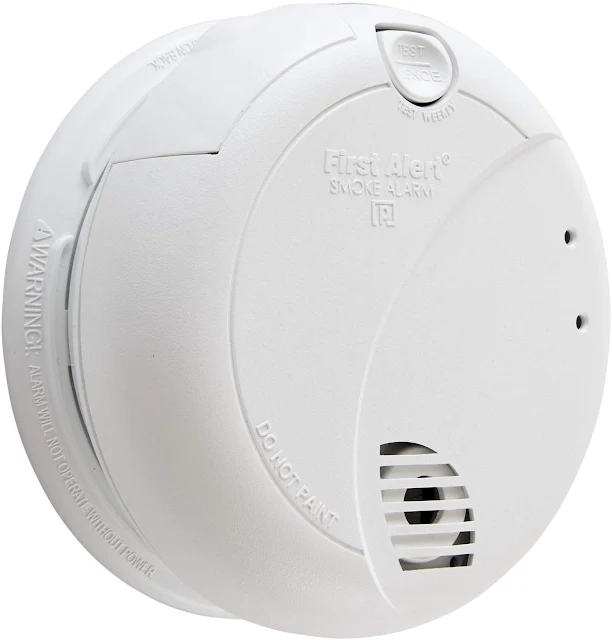 أفضل كاشف دخان كهروضوئي "First Alert Smoke Detector Photoelectric and Ionized Alarm"