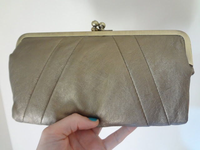 Gold clutch