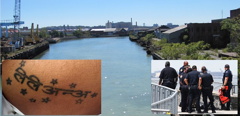 El tatuaje de la mujer decapitada y descuartizada que flotaba en aguas de un canal de Brooklyn