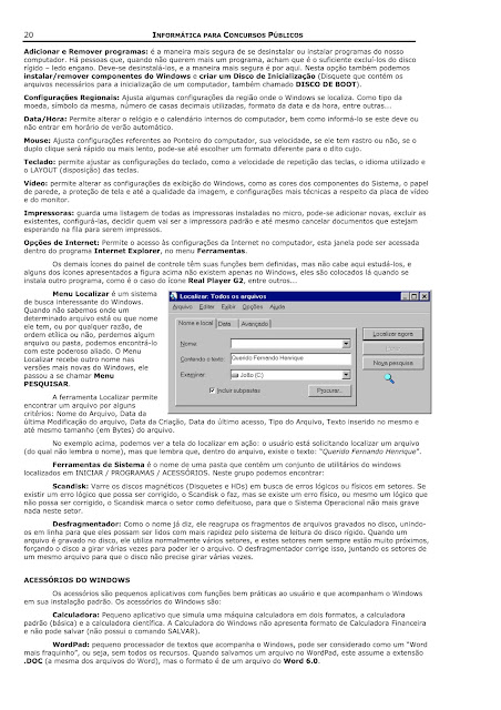 APOSTILA DE INFORMÁTICA PARA CONCURSOS PÚBLICOS