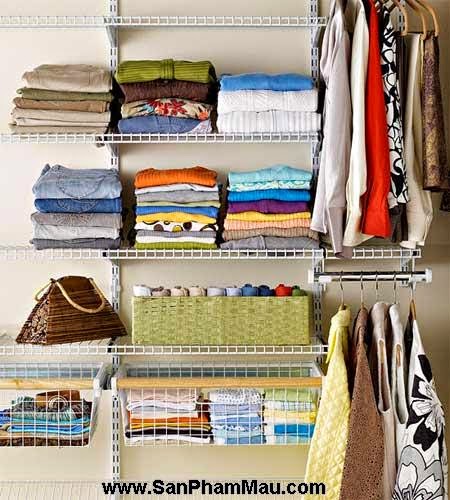 Cách trang trí tủ quần áo để được chồng khen-1
