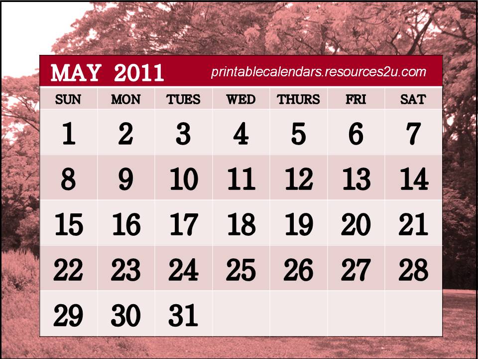 may 2011 calendar pictures. free may 2011 calendar