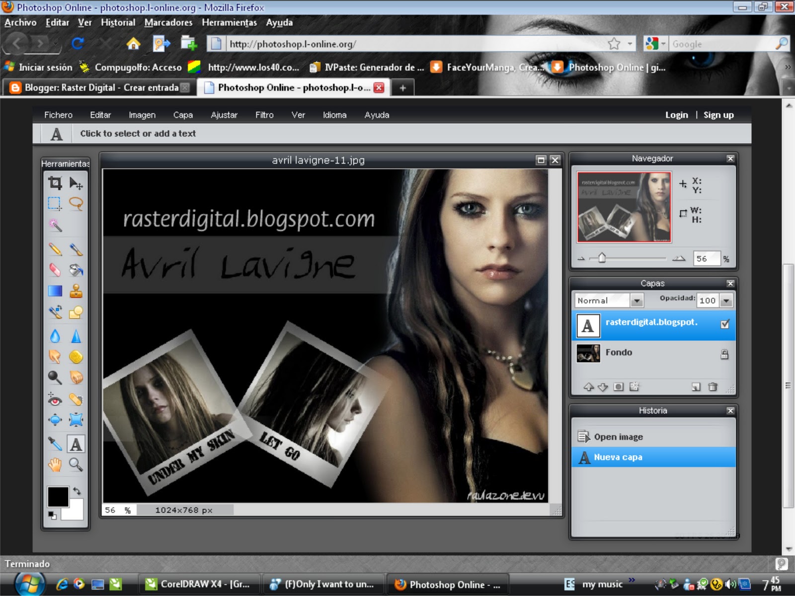 Raster Digital Photoshop Online 