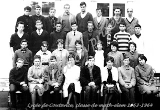 Lycée de Coutances classe Math-élem 1963/64