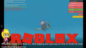 Chloe Tuber Roblox Whatever Floats Your Boat Gameplay First Time Playing And Figuring Out How To Build My Boat Coollolgamer Joined Me - roblox floats your boat