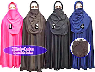 Grosir jilbab cadar purdah cantik murah
